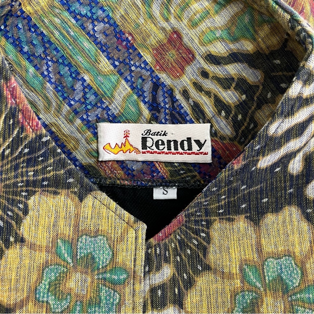 Batik Rendy Floral Patchwork Artisan Boho Jacket … - image 7